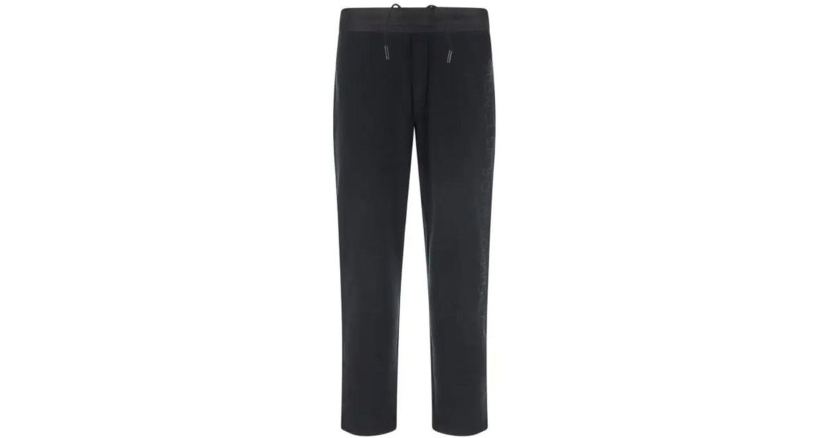 Moncler Born To Protect Black Track Pants for Men - Lyst