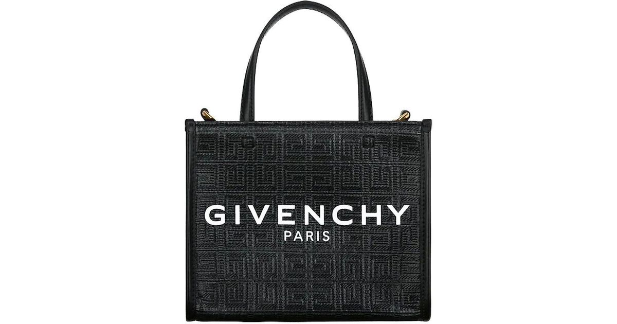 Givenchy G Mini Tote Bag In 4g Coated Canvas | Lyst UK