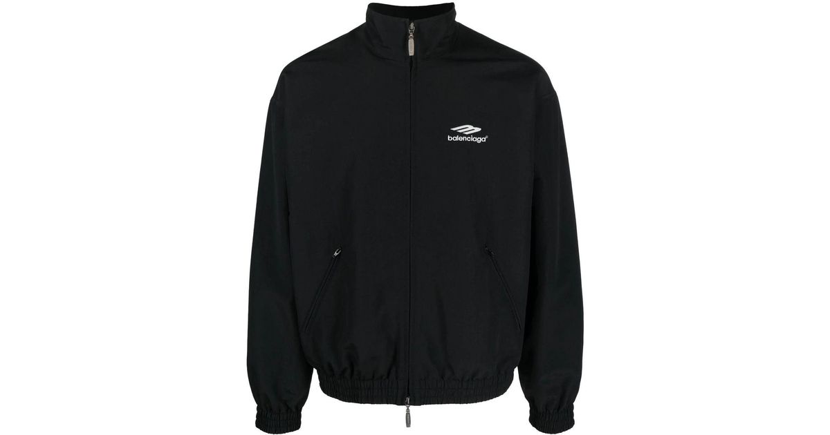 Balenciaga Synthetic 3b Sports Icon Jacket in Nero (Black) for Men