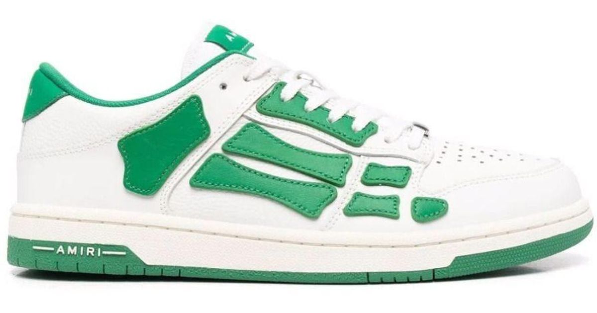 Amiri Green Bone Runner Sneakers for Men | Lyst