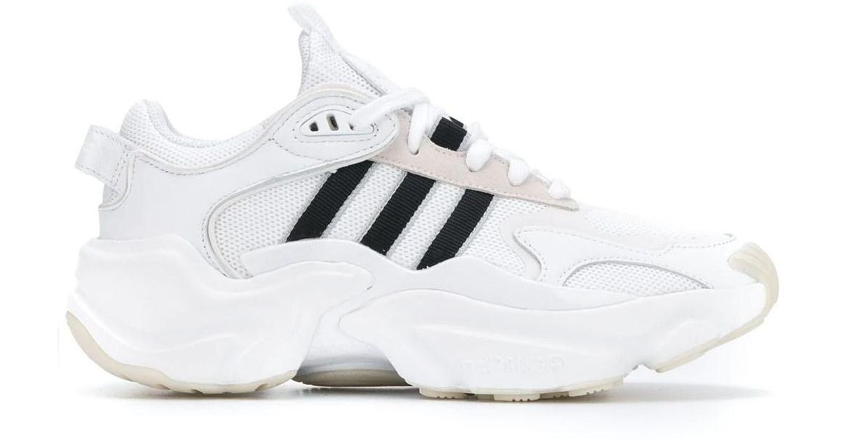 adidas Originals Leather Magmur Runner in White - Lyst
