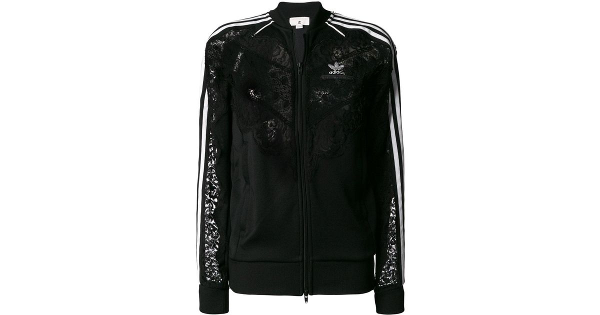 adidas By Stella McCartney Adidas By Stella Mccartney Lace Jacket in Black  | Lyst