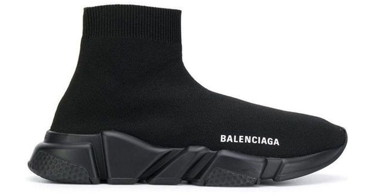 Balenciaga Speed Recycled Sneaker In Black Recycled Knit | Lyst