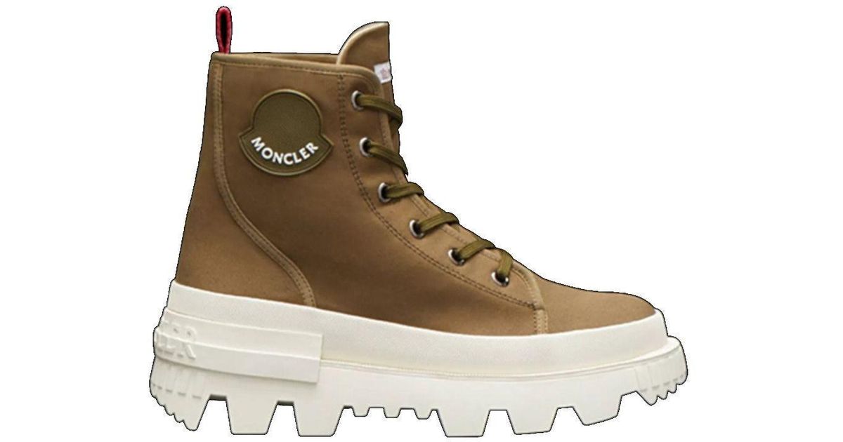 Moncler Brown Desertyx Ankle Boots for Men | Lyst