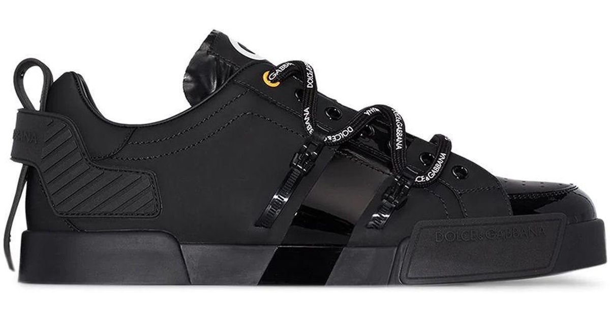 dolce gabbana portofino sneakers black