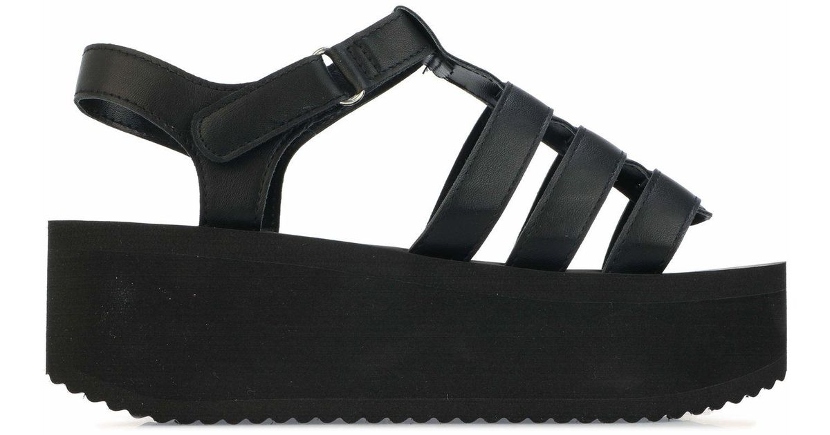 Rocket Dog Helio Terrance Platform Sandals in Black Lyst UK