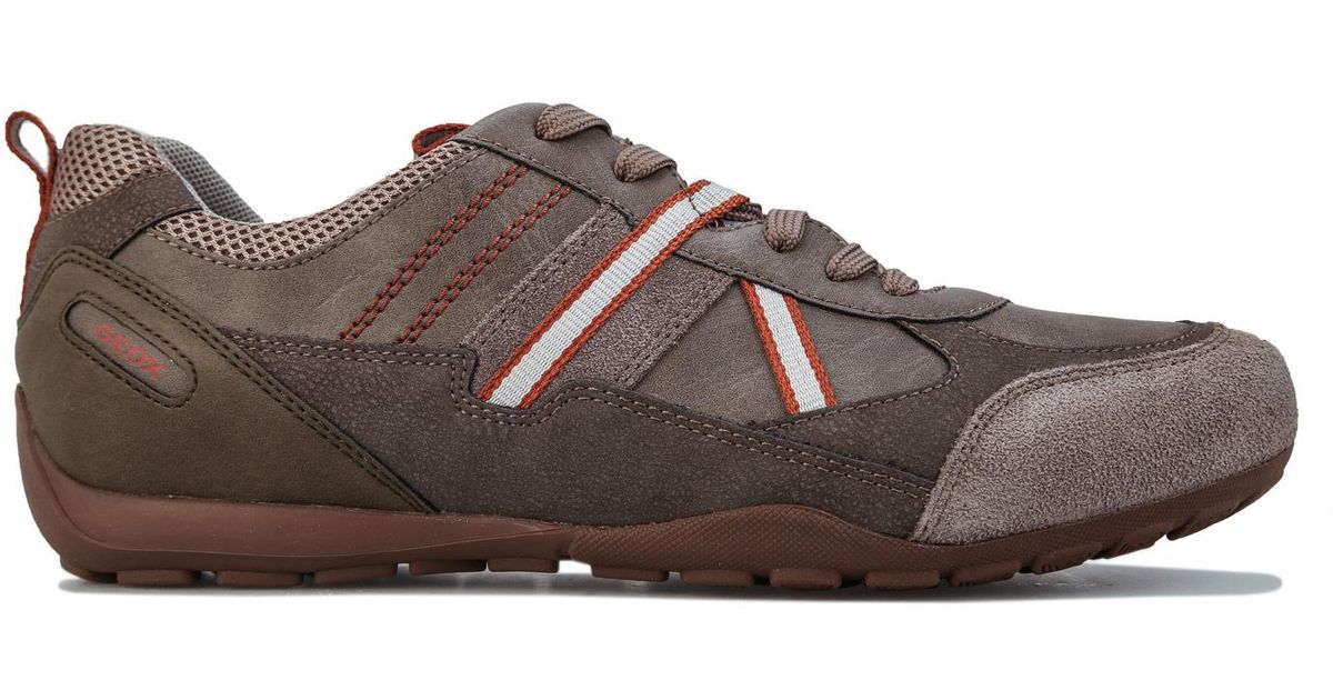 Geox Synthetic Ravex Trainers in Grey (Grey) for Men - Lyst
