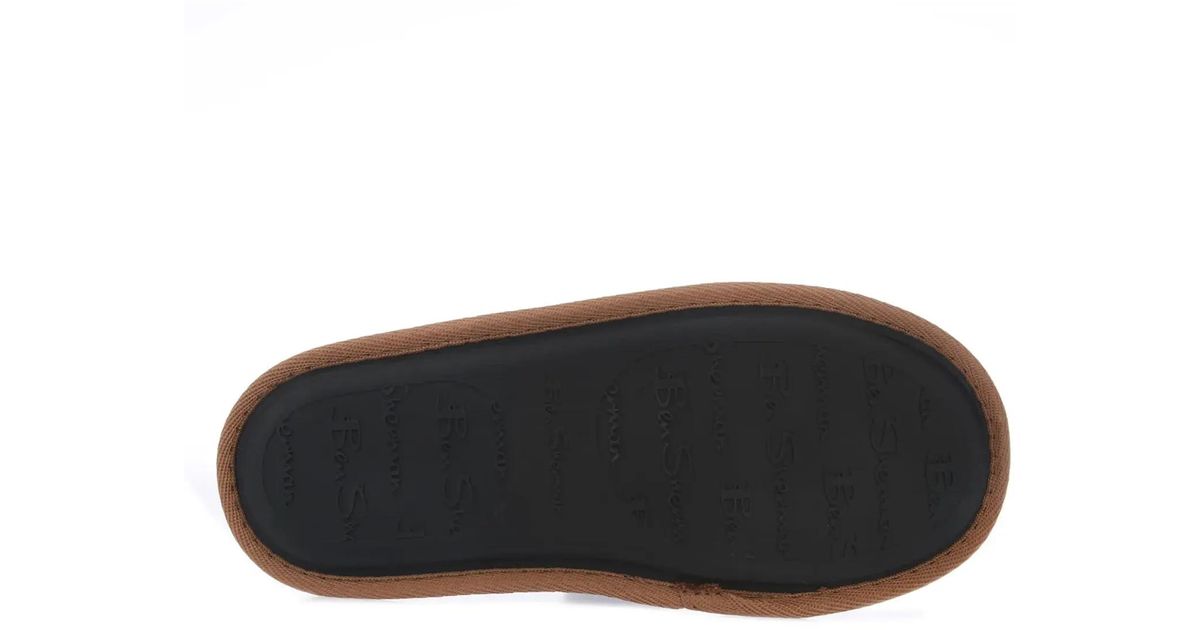 Ben sherman mens moccasin slippers sale