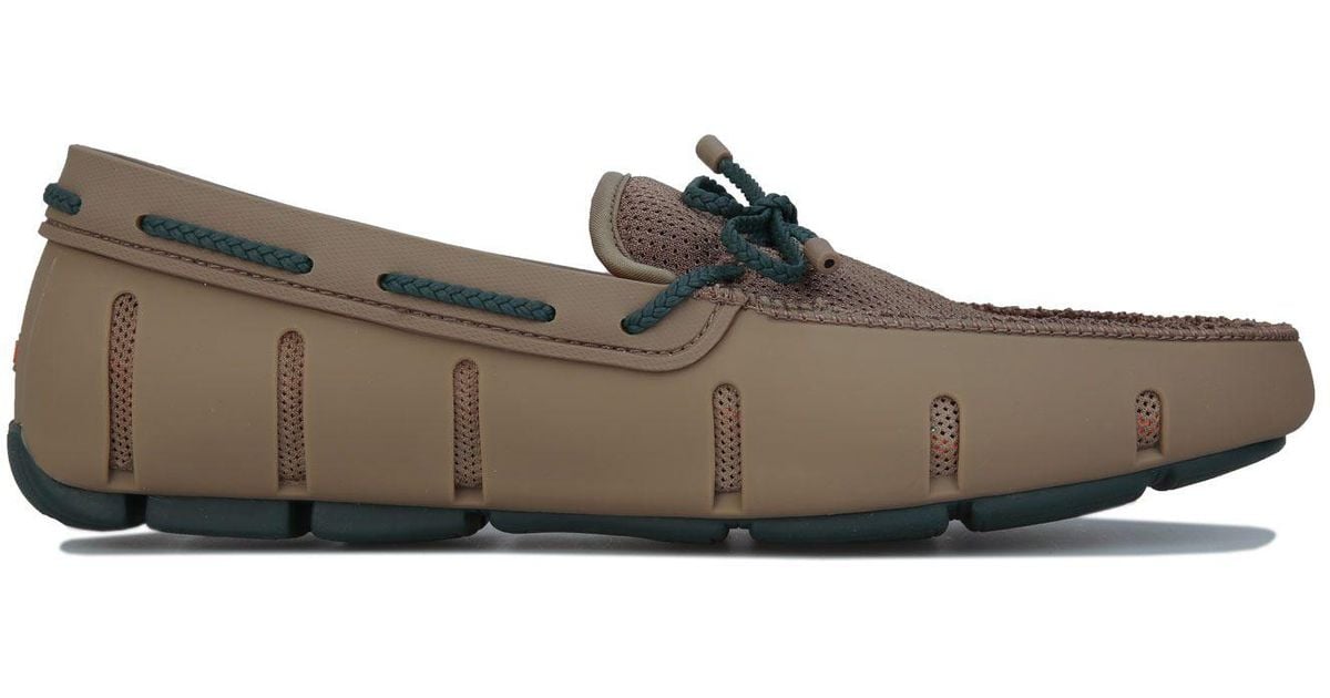 Swims Braided Lace Loafers in Green for Men Lyst UK