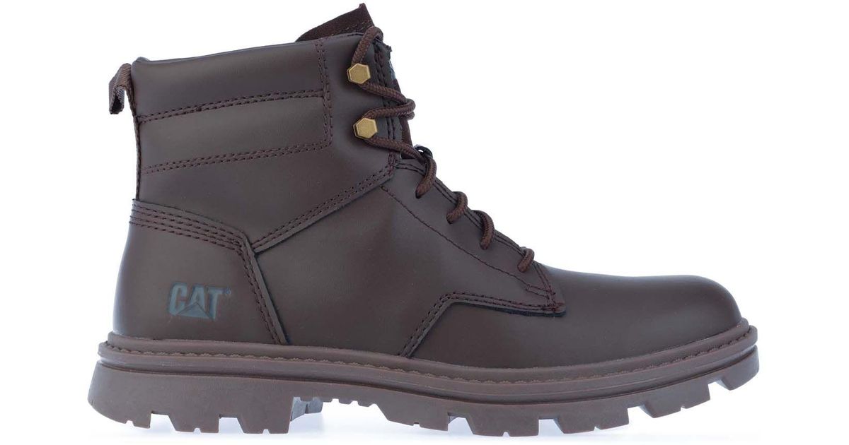 Caterpillar Practitioner Mid Boot in Brown for Men Lyst UK