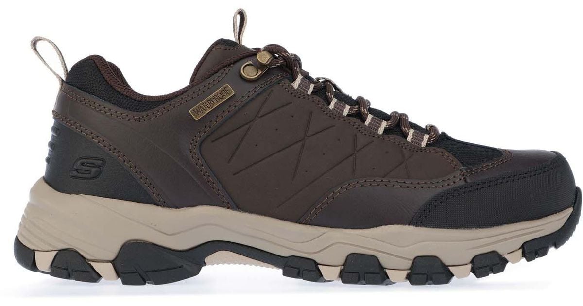 Skechers Selmen Helson Trail Shoes in Brown for Men | Lyst UK