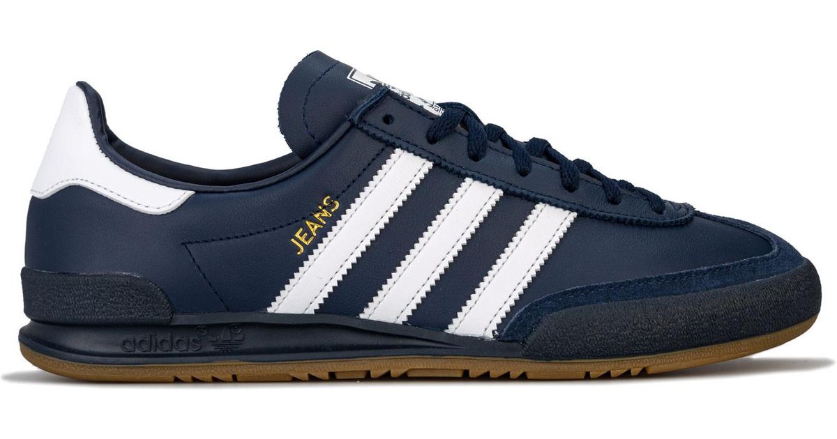 adidas jeans trainers blue