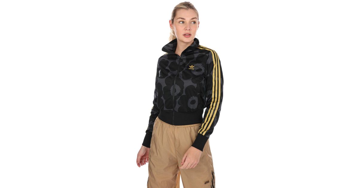 adidas Originals Marimekko Firebird Track Jacket in Black Lyst UK
