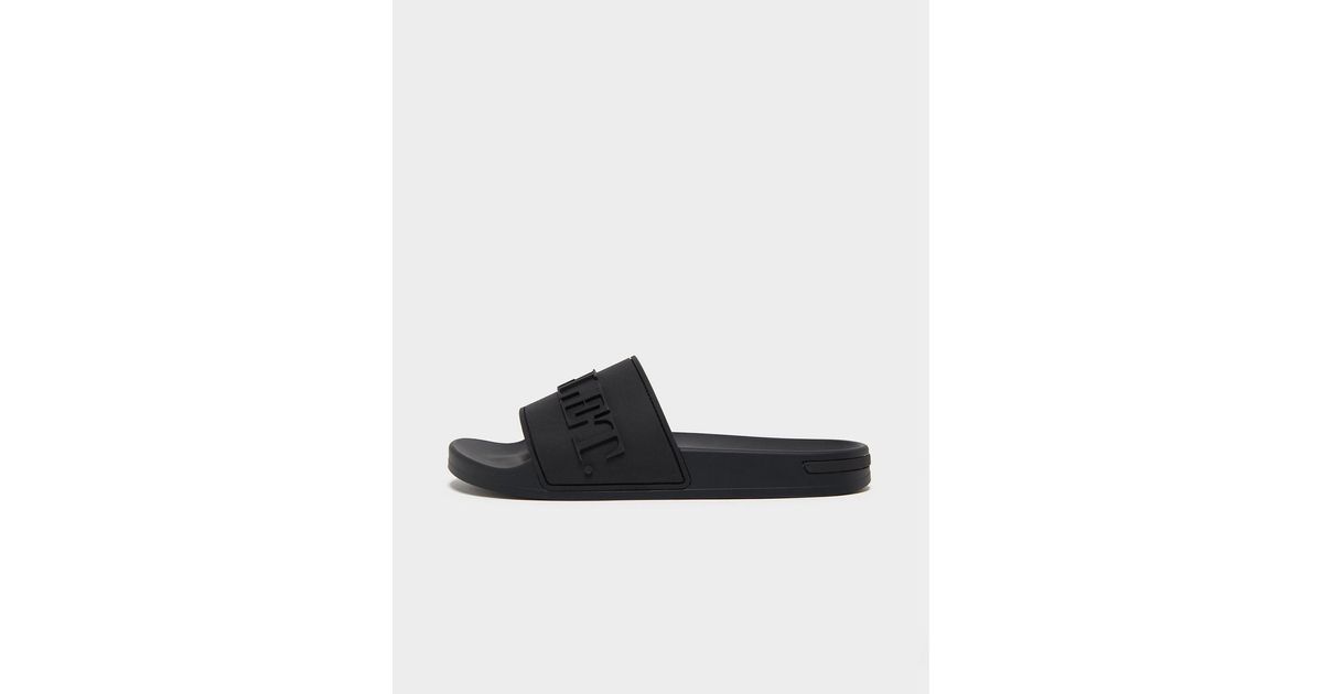 Mallet High Logo Sliders in Black for Men Lyst UK