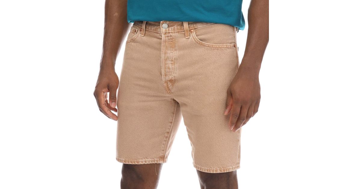 Levi's 501 Original Shorts in Natural for Men Lyst UK
