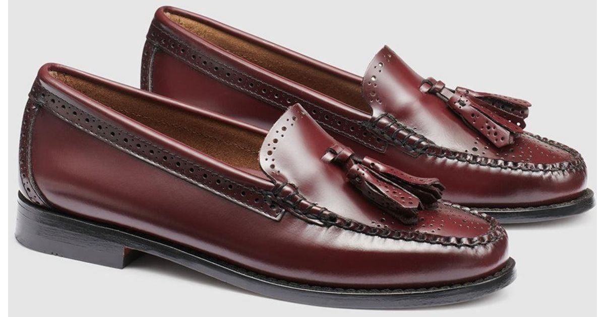 G.H. Bass & Co. Estelle Tassel Weejuns Loafers in Brown | Lyst display picture 1