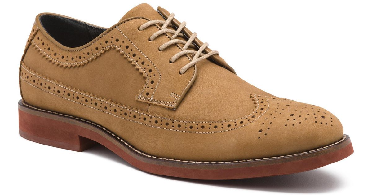 G.H.BASS Leather Jack Wingtip Oxford in 