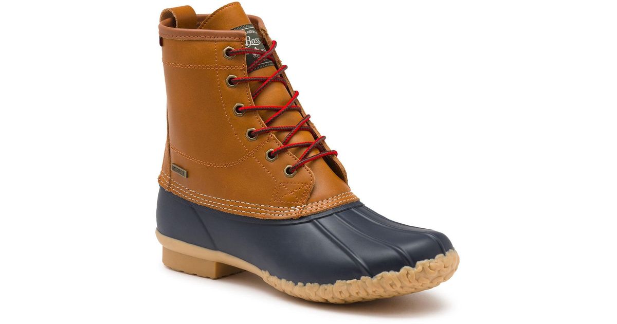 G.H. Bass & Co. Leather Mallard Classic Duck Boot in Blue for Men | Lyst