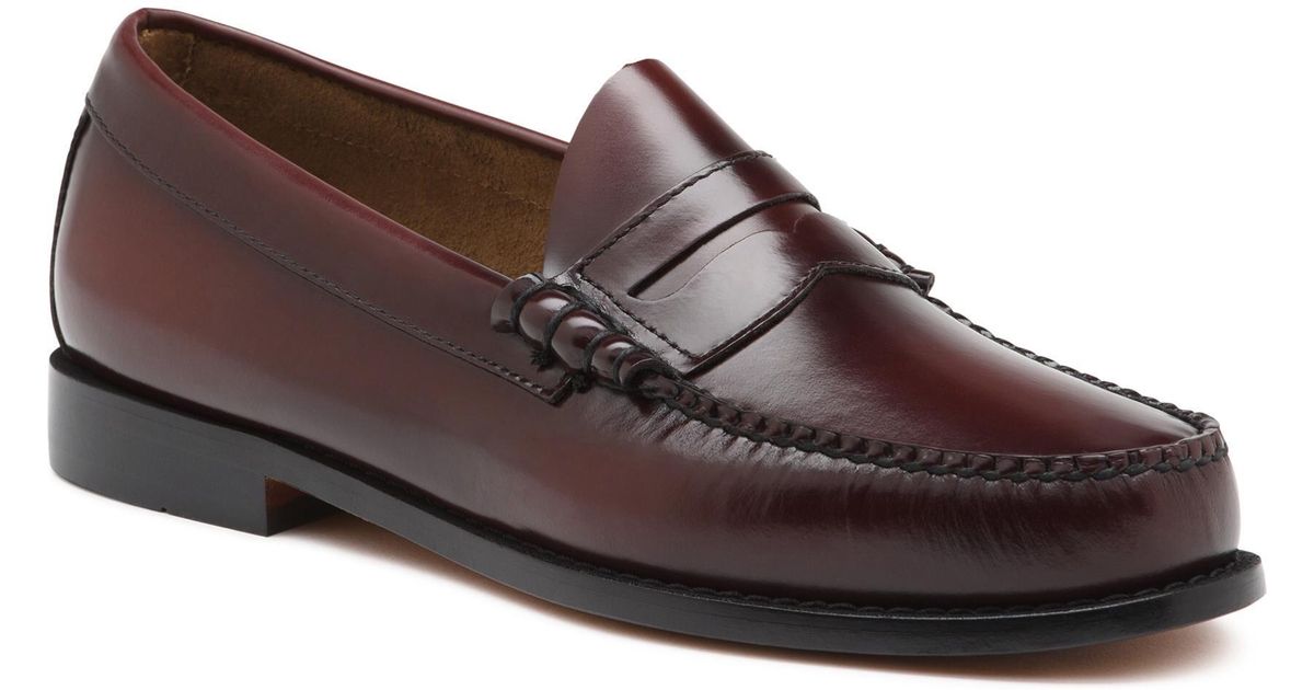 G.H. Bass & Co. Leather Bradford Penny Loafer in Burgundy (Purple) for ...