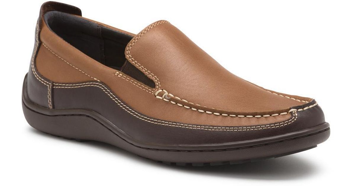 G.H. Bass & Co. Leather G.h. Bass Flex Step Victor Slip-on in Tan ...