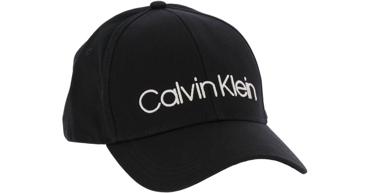 Grafiek zacht Aannames, aannames. Raad eens Calvin Klein Hat Men in Black for Men | Lyst