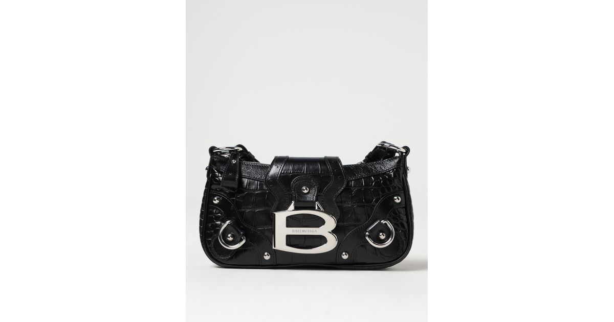 【BALENCIAGA】ESSEX ホーボーバッグ クロコダイル Bロゴ BALENCIAGA バレンシアガ ボディバッグ 529550 1VG87 EXPLORER