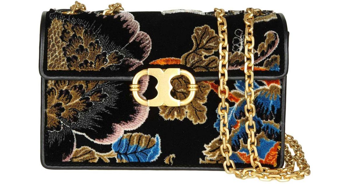 Tory Burch Velvet Crossbody Bags Shoulder Bag Women in Black Lyst