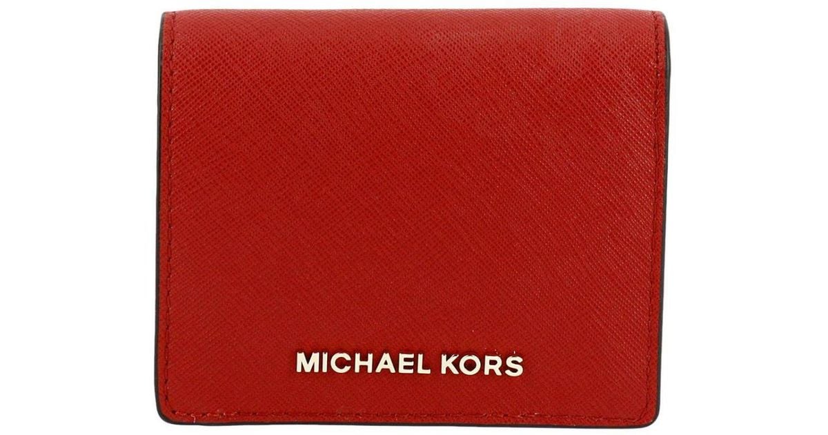 MICHAEL Michael Kors Wallet Women in Red | Lyst