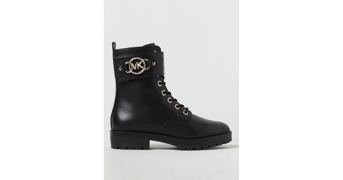 Michael kors shop flat ankle boots