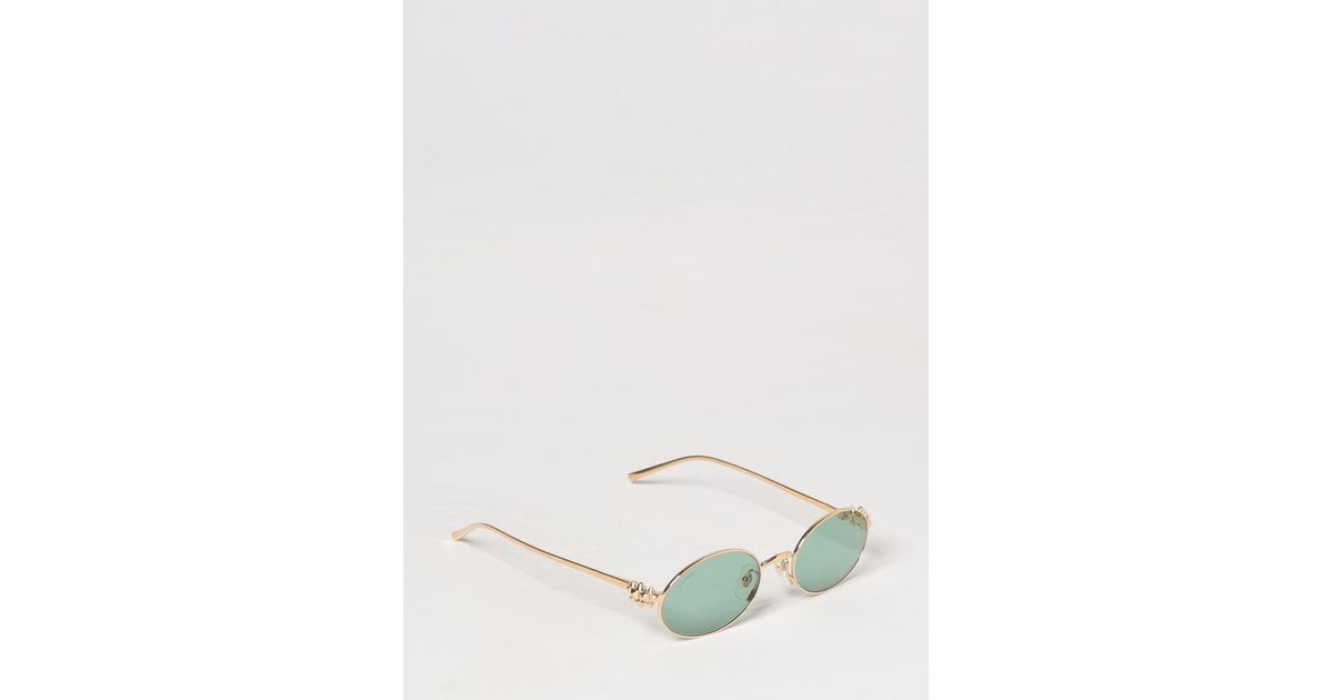 Cartier CT0644S Sunglasses Gold Green Metal Round Cartier CT0464S 020 Sunglasses - US main image 4