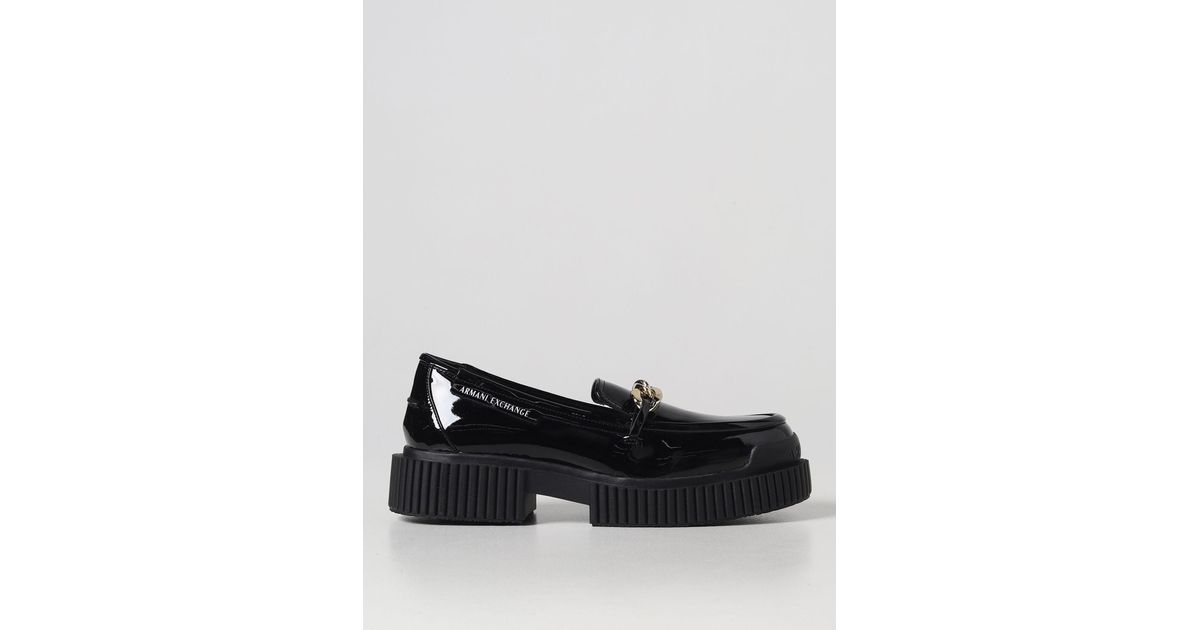 Armani Exchange Ari Exchange Loafers in Black Lyst