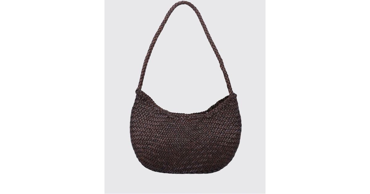 Dragon Diffusion Braided Leather Nova Luna Bag in Brown | Lyst UK