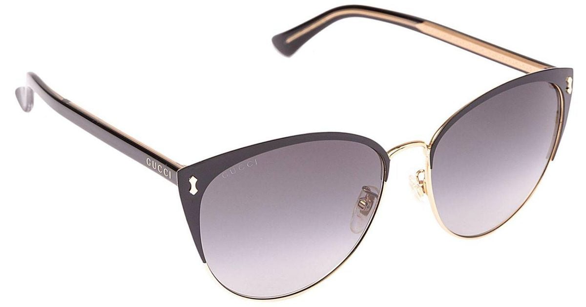 gucci women's black sunglasses