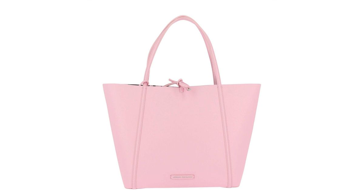 armani exchange pink bag