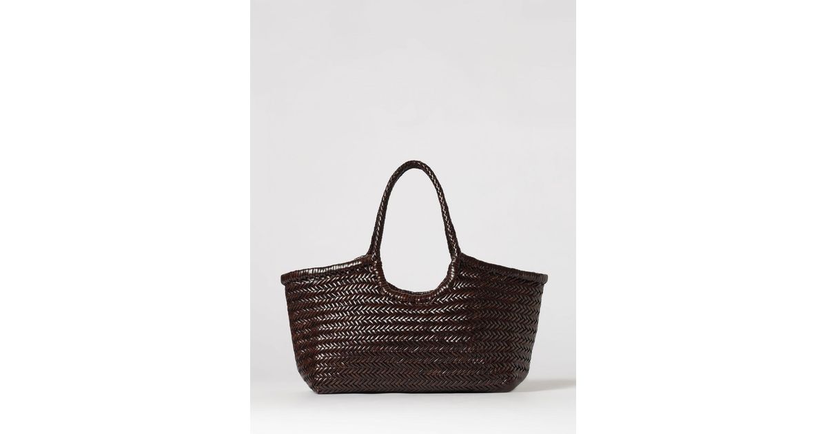 Dragon Diffusion Woven Leather Bag in Brown | Lyst UK