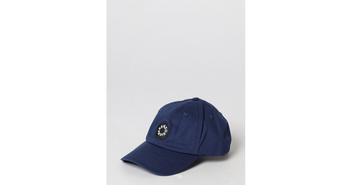 KENZO Boke Flower 2.0 Cotton Twill Hat in Blue for Men | Lyst