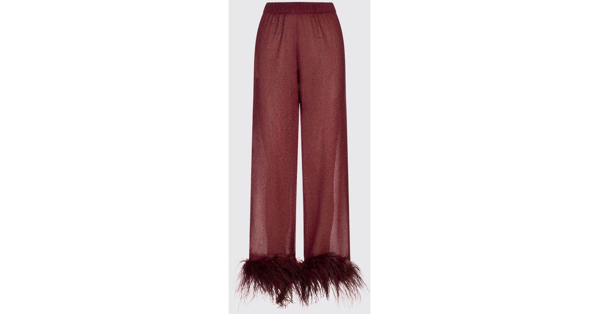 Oséree Pants in Red | Lyst UK