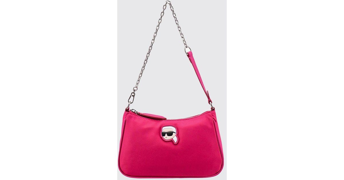 Karl Lagerfeld Crossbody Bags in Pink Lyst