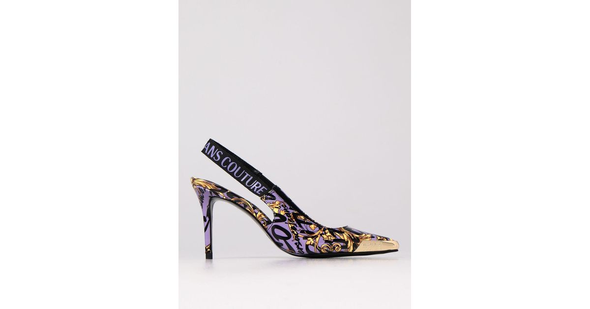 Versace Jeans Couture High Heel Shoes in Pink | Lyst