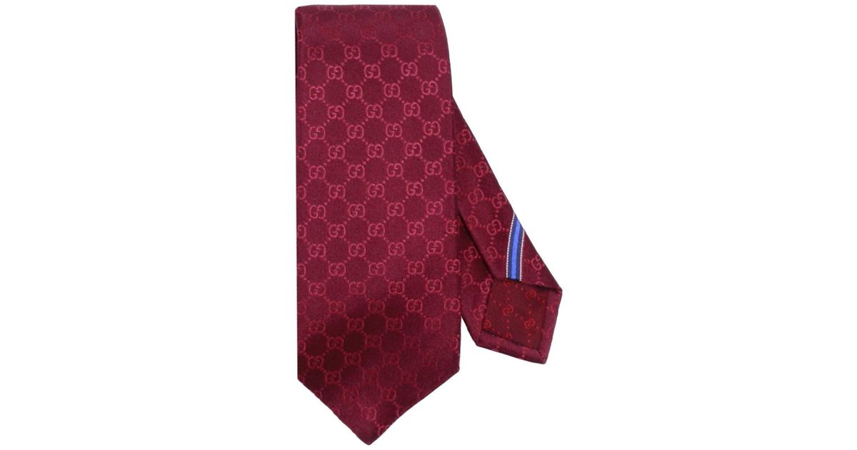 red gucci tie