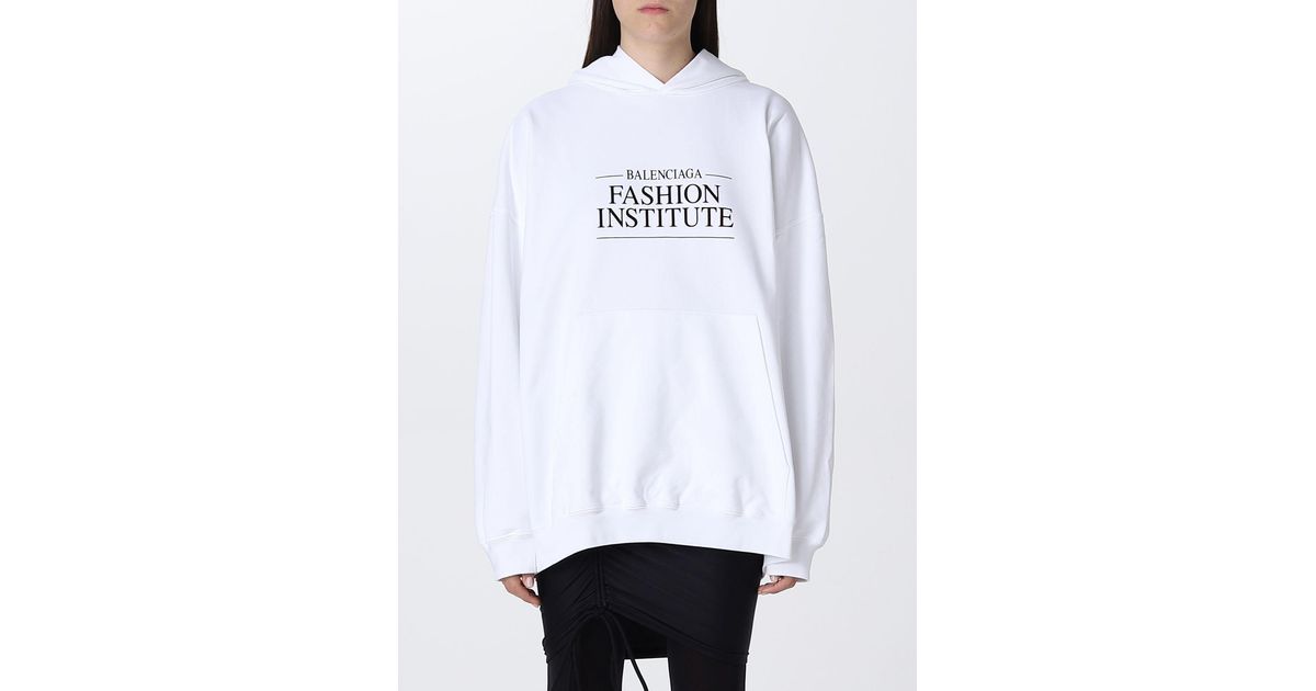Balenciaga white shop sweatshirt