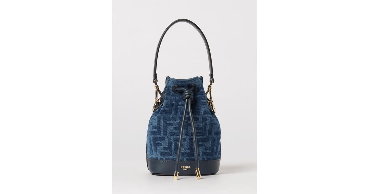 Fendi Shoulder Bag in Blue | Lyst