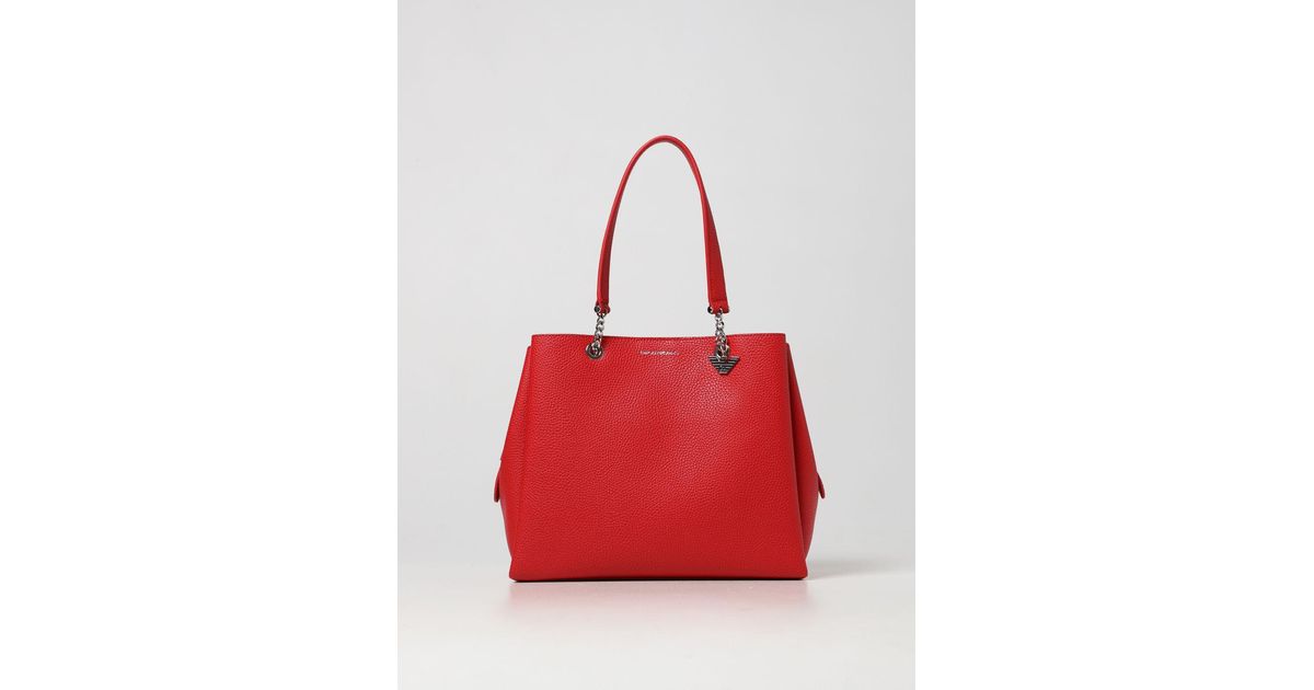 Emporio Armani Shoulder Bag in Red Lyst Canada