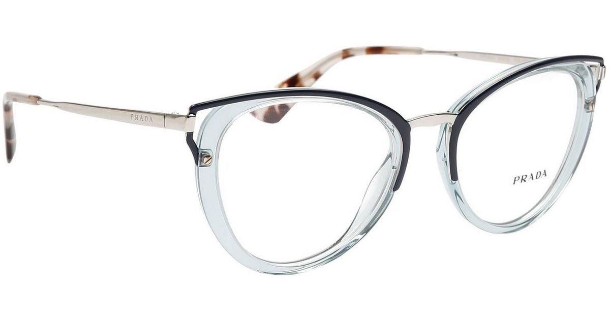 blue prada glasses