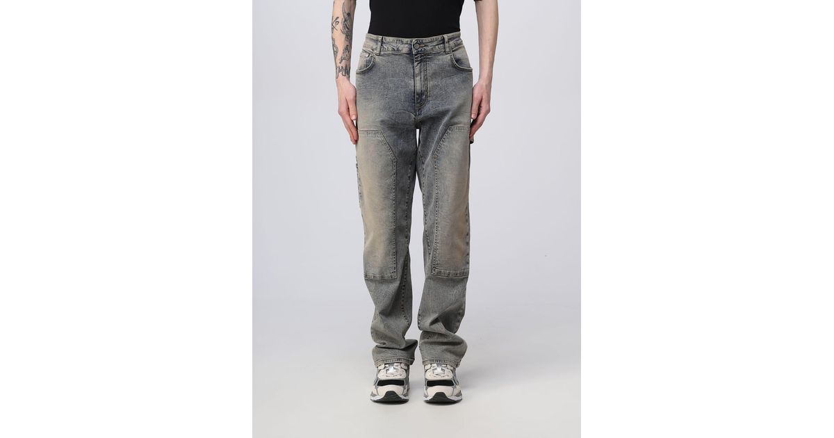 Represent Jeans in Gray for Men | Lyst