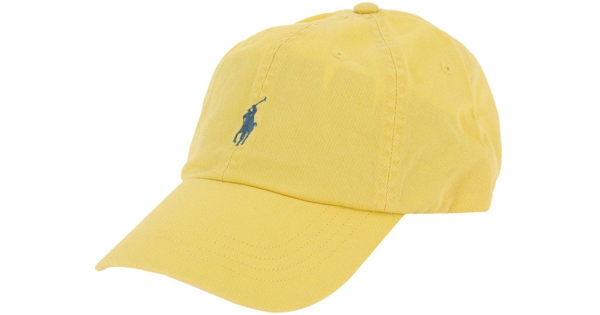 polo yellow hat