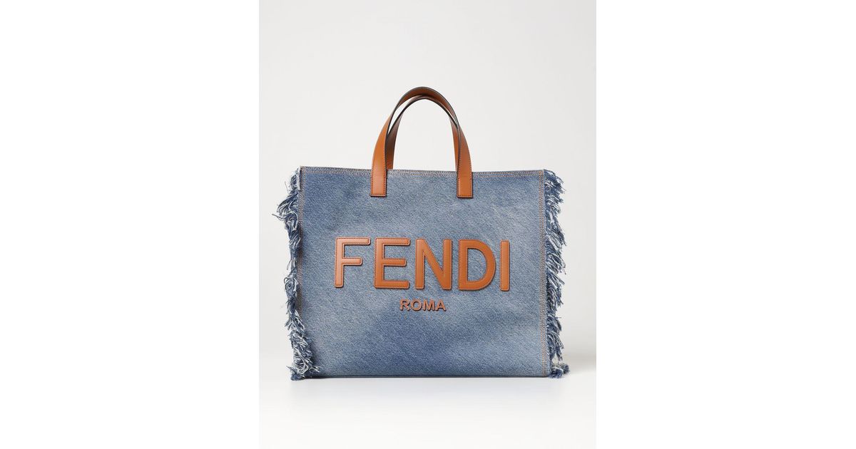 Fendi light shop blue bag