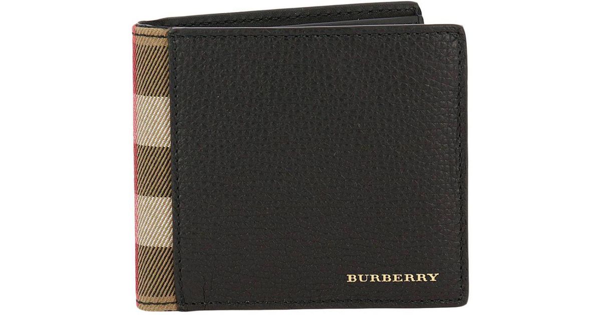 burberry black wallet