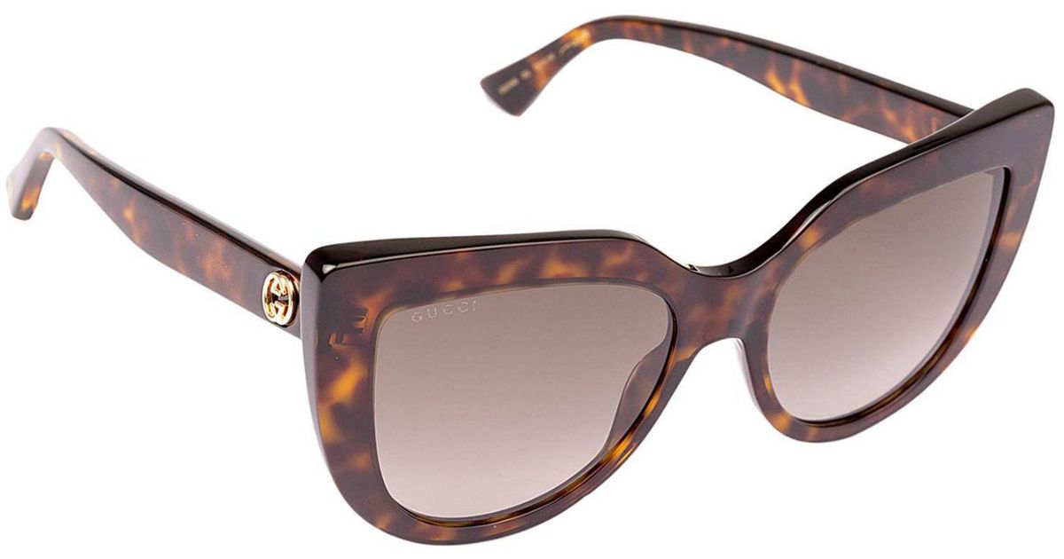 Gucci Sunglasses Women in Brown | Lyst