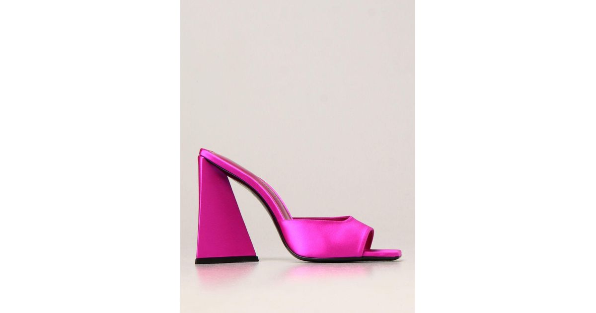 the attico devon mule pink